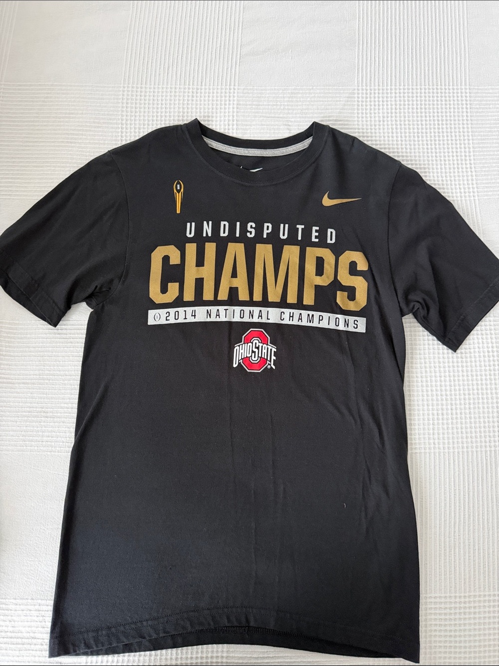 Nike Black & Gold "Undisputed CHAMPS" Ohio State Graphic Tee